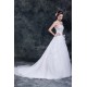 Amazing Satin Organza A-Line Straps Embellished Wedding Dresses 2031110
