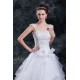 Amazing Satin Organza A-Line Straps Embellished Wedding Dresses 2031110