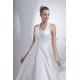 A-Line Halter Court Train Beaded Applique Satin Wedding Dresses 2030112 A-Line Halter Court Train Beaded Applique Satin Wedding Dresses 2030112