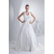 A-Line Halter Court Train Beaded Applique Satin Wedding Dresses 2030112 A-Line Halter Court Train Beaded Applique Satin Wedding Dresses 2030112
