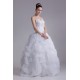 Ball Gown Sleeveless Satin Organza Sweetheart Beaded Wedding Dresses 2031124 Ball Gown Sleeveless Satin Organza Sweetheart Beaded Wedding Dresses 2031124