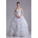 Ball Gown Sleeveless Satin Organza Sweetheart Beaded Wedding Dresses 2031124 Ball Gown Sleeveless Satin Organza Sweetheart Beaded Wedding Dresses 2031124