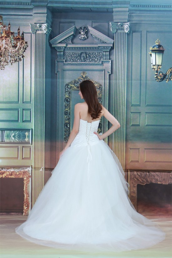 Beautiful Ball Gown Soft Sweetheart Satin Fine Netting Wedding Dresses 2031129 Beautiful Ball Gown Soft Sweetheart Satin Fine Netting Wedding Dresses 2031129