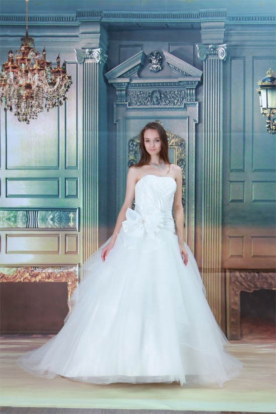 Beautiful Ball Gown Soft Sweetheart Satin Fine Netting Wedding Dresses 2031129 Beautiful Ball Gown Soft Sweetheart Satin Fine Netting Wedding Dresses 2031129