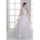 Beautiful Ball Gown V-Neck Sleeveless Satin Organza Beaded Wedding Dresses 2031130 Beautiful Ball Gown V-Neck Sleeveless Satin Organza Beaded Wedding Dresses 2031130