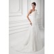 Beautiful Sleeveless One-Shoulder A-Line Satin Organza Wedding Dresses 2031134 Beautiful Sleeveless One-Shoulder A-Line Satin Organza Wedding Dresses 2031134