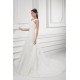 Beautiful Sleeveless One-Shoulder A-Line Satin Organza Wedding Dresses 2031134 Beautiful Sleeveless One-Shoulder A-Line Satin Organza Wedding Dresses 2031134