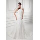 Beautiful Sleeveless One-Shoulder A-Line Satin Organza Wedding Dresses 2031134 Beautiful Sleeveless One-Shoulder A-Line Satin Organza Wedding Dresses 2031134