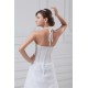 Beautiful Sleeveless Satin Organza A-Line Halter Wedding Dresses 2031135 Beautiful Sleeveless Satin Organza A-Line Halter Wedding Dresses 2031135