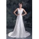 Breathtaking V-Neck Sleeveless A-Line Satin New Arrival Wedding Dresses 2031143 Breathtaking V-Neck Sleeveless A-Line Satin New Arrival Wedding Dresses 2031143