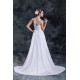 Chiffon Satin A-Line Sleeveless Scoop Sweep Train Wedding Dresses 2031149 Chiffon Satin A-Line Sleeveless Scoop Sweep Train Wedding Dresses 2031149