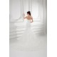 Trumpet/Mermaid Sleeveless Satin Fine Netting Strapless Lace Wedding Dresses 2031162