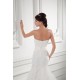 Trumpet/Mermaid Sleeveless Satin Fine Netting Strapless Lace Wedding Dresses 2031162