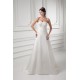 Sleeveless Satin Sweetheart A-Line Sweet Lace Wedding Dresses 2031163