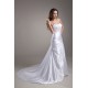 Elastic Woven Satin Sleeveless A-Line Spaghetti Straps Beaded Wedding Dresses 2031165 Elastic Woven Satin Sleeveless A-Line Spaghetti Straps Beaded Wedding Dresses 2031165