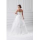 Elegant Strapless Satin Organza Sleeveless A-Line Wedding Dresses 2031174 Elegant Strapless Satin Organza Sleeveless A-Line Wedding Dresses 2031174