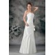 Fantastic One-Shoulder Satin Sleeveless A-Line Wedding Dresses 2031180 Fantastic One-Shoulder Satin Sleeveless A-Line Wedding Dresses 2031180