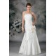 Fantastic One-Shoulder Satin Sleeveless A-Line Wedding Dresses 2031180 Fantastic One-Shoulder Satin Sleeveless A-Line Wedding Dresses 2031180