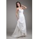 Fantastic Taffeta Sleeveless Sheath/Column Halter Wedding Dresses 2031186