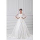 Fantastic V-Neck Satin Lace A-Line Half Elbow Sleeve Wedding Dresses 2031189 Fantastic V-Neck Satin Lace A-Line Half Elbow Sleeve Wedding Dresses 2031189