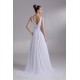 Fantastic V-Neck Sleeveless Chiffon Satin A-Line Wedding Dresses 2031190 Fantastic V-Neck Sleeveless Chiffon Satin A-Line Wedding Dresses 2031190