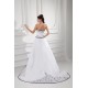 Fashionable Satin Sweetheart Sleeveless A-Line Best Wedding Dresses 2031193