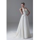 A-Line Chiffon Satin Halter Sleeveless Wedding Dresses 2031198 A-Line Chiffon Satin Halter Sleeveless Wedding Dresses 2031198