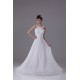 Elegant A-Line Chiffon Silk like Satin Straps Beaded Wedding Dresses 2030120 Elegant A-Line Chiffon Silk like Satin Straps Beaded Wedding Dresses 2030120