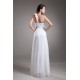Chiffon Satin One-Shoulder A-Line Sleeveless Floor-Length Wedding Dresses 2031202 Chiffon Satin One-Shoulder A-Line Sleeveless Floor-Length Wedding Dresses 2031202