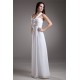 Chiffon Satin One-Shoulder A-Line Sleeveless Floor-Length Wedding Dresses 2031202 Chiffon Satin One-Shoulder A-Line Sleeveless Floor-Length Wedding Dresses 2031202