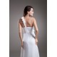 Chiffon Satin One-Shoulder A-Line Sleeveless Floor-Length Wedding Dresses 2031202 Chiffon Satin One-Shoulder A-Line Sleeveless Floor-Length Wedding Dresses 2031202