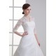 Great Ball Gown 3/4 Length Sleeve Taffeta Lace V-Neck Wedding Dresses 2031212 Great Ball Gown 3/4 Length Sleeve Taffeta Lace V-Neck Wedding Dresses 2031212