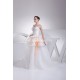 Elegant Satin Organza Fine Netting A-Line Beaded Lace Wedding Dresses 2030122