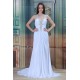 Halter Sleeveless Chiffon Satin Sheath/Column Beaded Wedding Dresses 2031221 Halter Sleeveless Chiffon Satin Sheath/Column Beaded Wedding Dresses 2031221