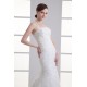 Mermaid/Trumpet Sleeveless Strapless Satin Fine Netting Wedding Dresses 2031238 Mermaid/Trumpet Sleeveless Strapless Satin Fine Netting Wedding Dresses 2031238
