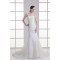 Mermaid/Trumpet Sleeveless Strapless Satin Fine Netting Wedding Dresses 2031238