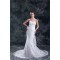 Mermaid/Trumpet Strapless Satin Lace Sleeveless New Arrival Wedding Dresses 2031240