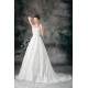 New Arrival Satin Lace Sweetheart A-Line Sleeveless Wedding Dresses 2031248