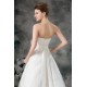 New Arrival Satin Lace Sweetheart A-Line Sleeveless Wedding Dresses 2031248