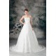 New Arrival Satin Lace Sweetheart A-Line Sleeveless Wedding Dresses 2031248