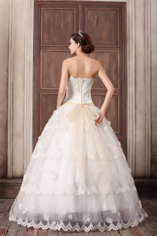 Princess Sleeveless Satin Fine Netting Strapless Wedding Dresses 2031265 Princess Sleeveless Satin Fine Netting Strapless Wedding Dresses 2031265