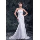 Satin Net Sweetheart Mermaid/Trumpet Sleeveless Wedding Dresses 2031283