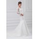 Satin Lace Organza Long Sleeve Mermaid/Trumpet Wedding Dresses 2031289