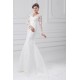 Satin Lace Organza Long Sleeve Mermaid/Trumpet Wedding Dresses 2031289