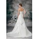 Satin Sweetheart Sleeveless A-Line Wedding Dresses 2031303