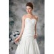Satin Sweetheart Sleeveless A-Line Wedding Dresses 2031303