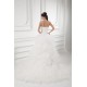 Sleeveless A-Line Strapless Satin Fine Netting Beaded Lace Wedding Dresses 2031315 Sleeveless A-Line Strapless Satin Fine Netting Beaded Lace Wedding Dresses 2031315