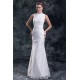 Sleeveless Bateau Mermaid/Trumpet Satin Lace Sweet Wedding Dresses 2031319 Sleeveless Bateau Mermaid/Trumpet Satin Lace Sweet Wedding Dresses 2031319