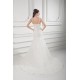 Sleeveless One-Shoulder A-Line Satin Organza Embellished Wedding Dresses 2031327 Sleeveless One-Shoulder A-Line Satin Organza Embellished Wedding Dresses 2031327