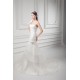 Sleeveless One-Shoulder A-Line Satin Organza Embellished Wedding Dresses 2031327 Sleeveless One-Shoulder A-Line Satin Organza Embellished Wedding Dresses 2031327